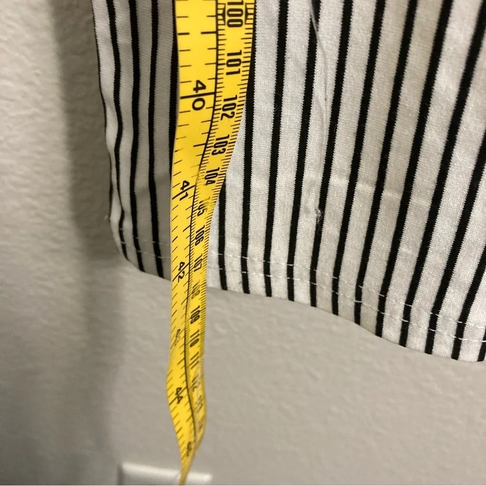 NWT Merokeety Striped Prairie Dress - Black/White - Large - Picture 5 of 10